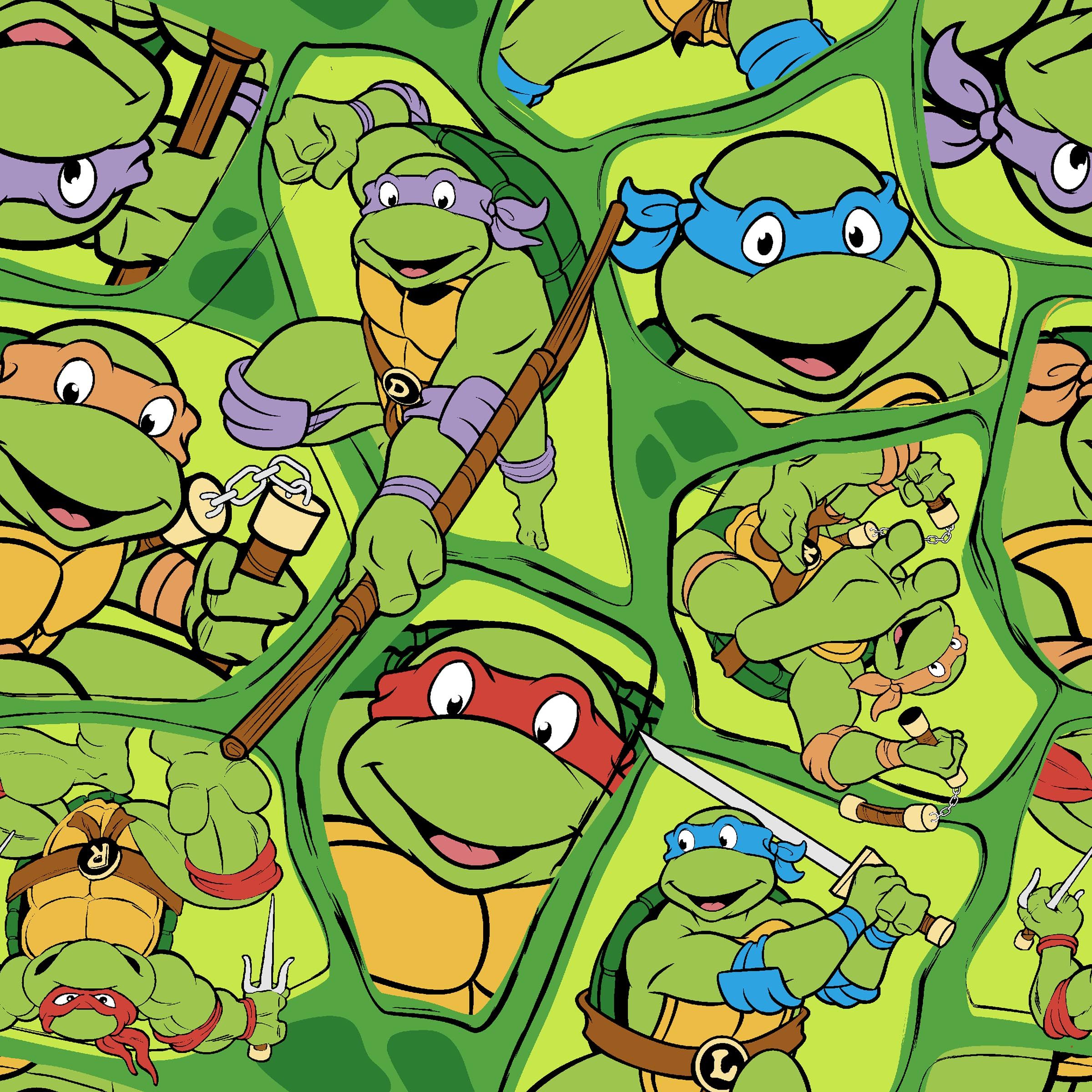 retro ninja turtles wallpaper