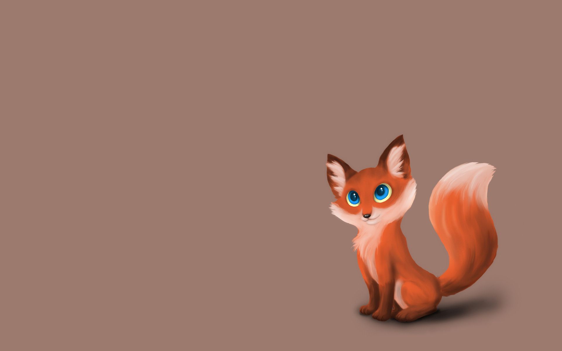 Download wallpaper red fox, minimal, cartoon animals, cartoon fox, creative, fox for desktop with resolution 1920x1200. High Quality HD picture wallpaper