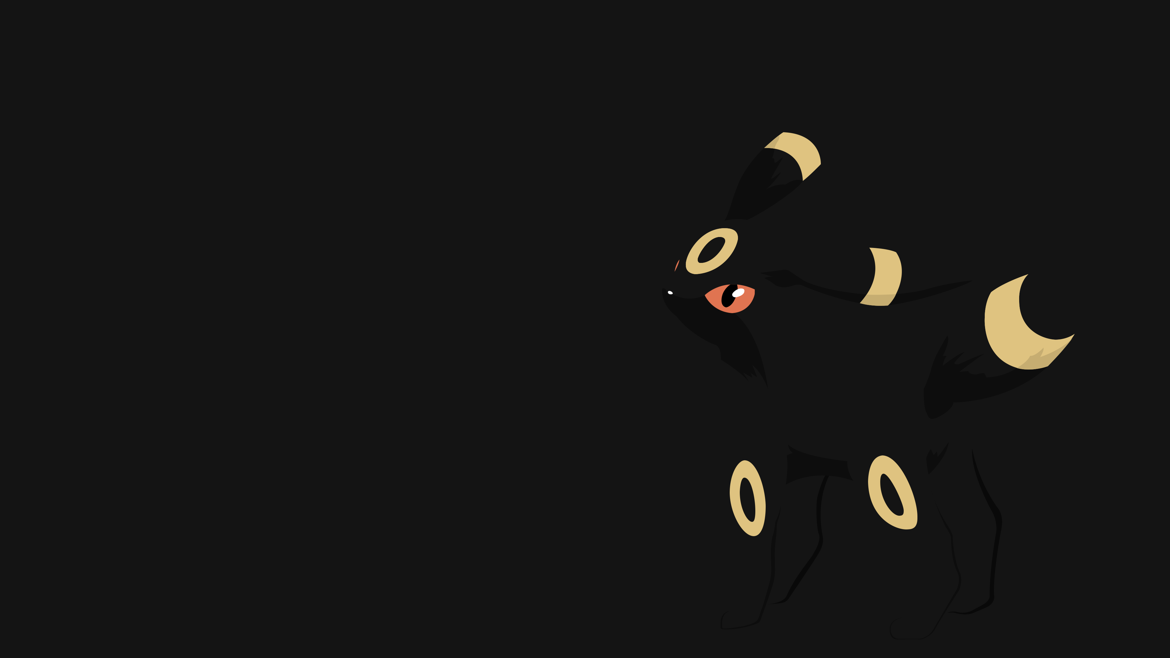 Umbreon Wallpaper [4k] Really exhausting to make, but it turned out ok imo