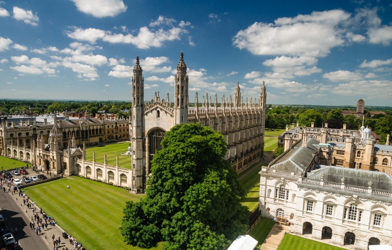 Wallpaper England, chapel, Cambridge, University, College image for desktop, section город