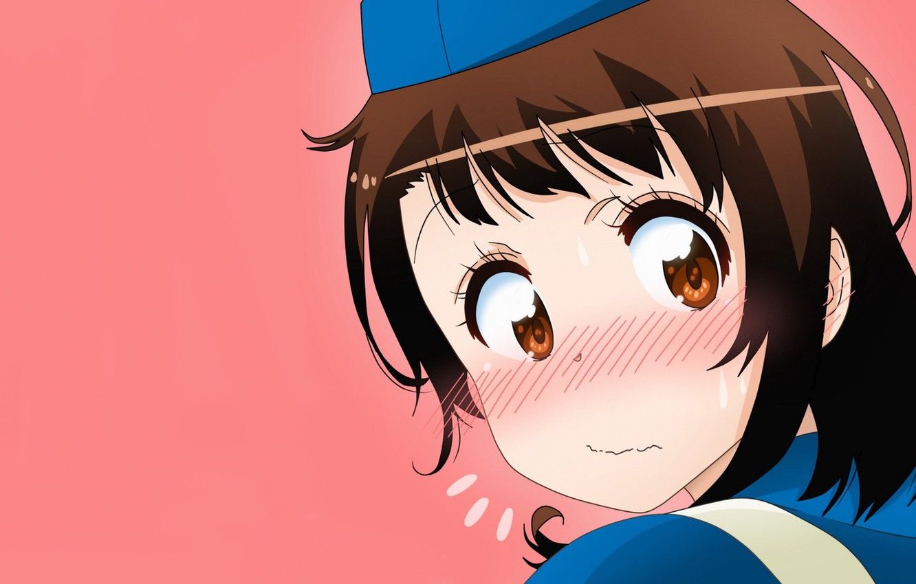 Wallpaper vector, art, embarrassment, nisekoi, onodera kosaki image for desktop, section арт