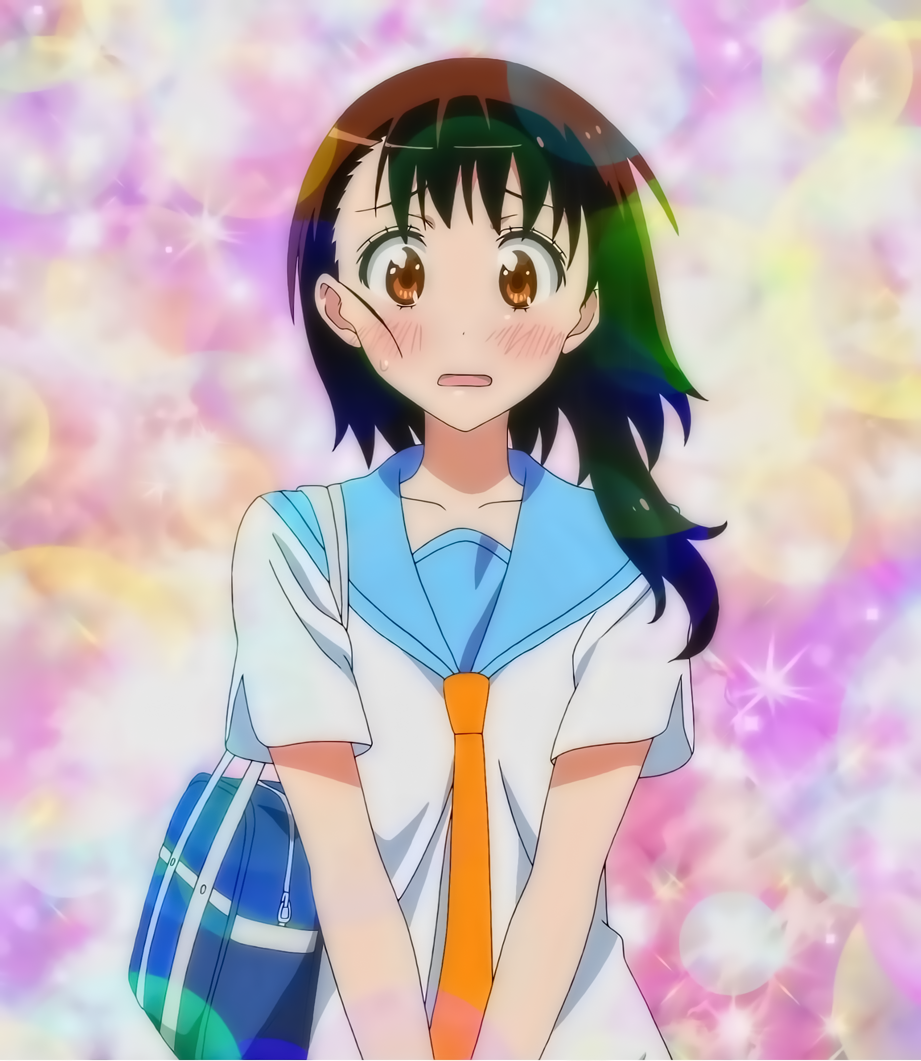 The embarrassed look really works for her (wallpaper in comments)