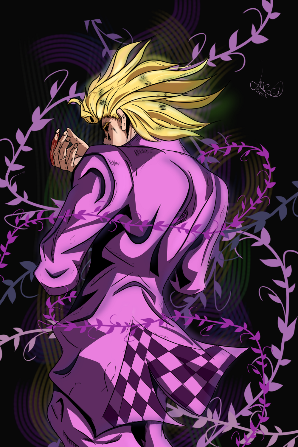 Download Expressive Jojo's Bizarre Adventure Pose! Wallpaper