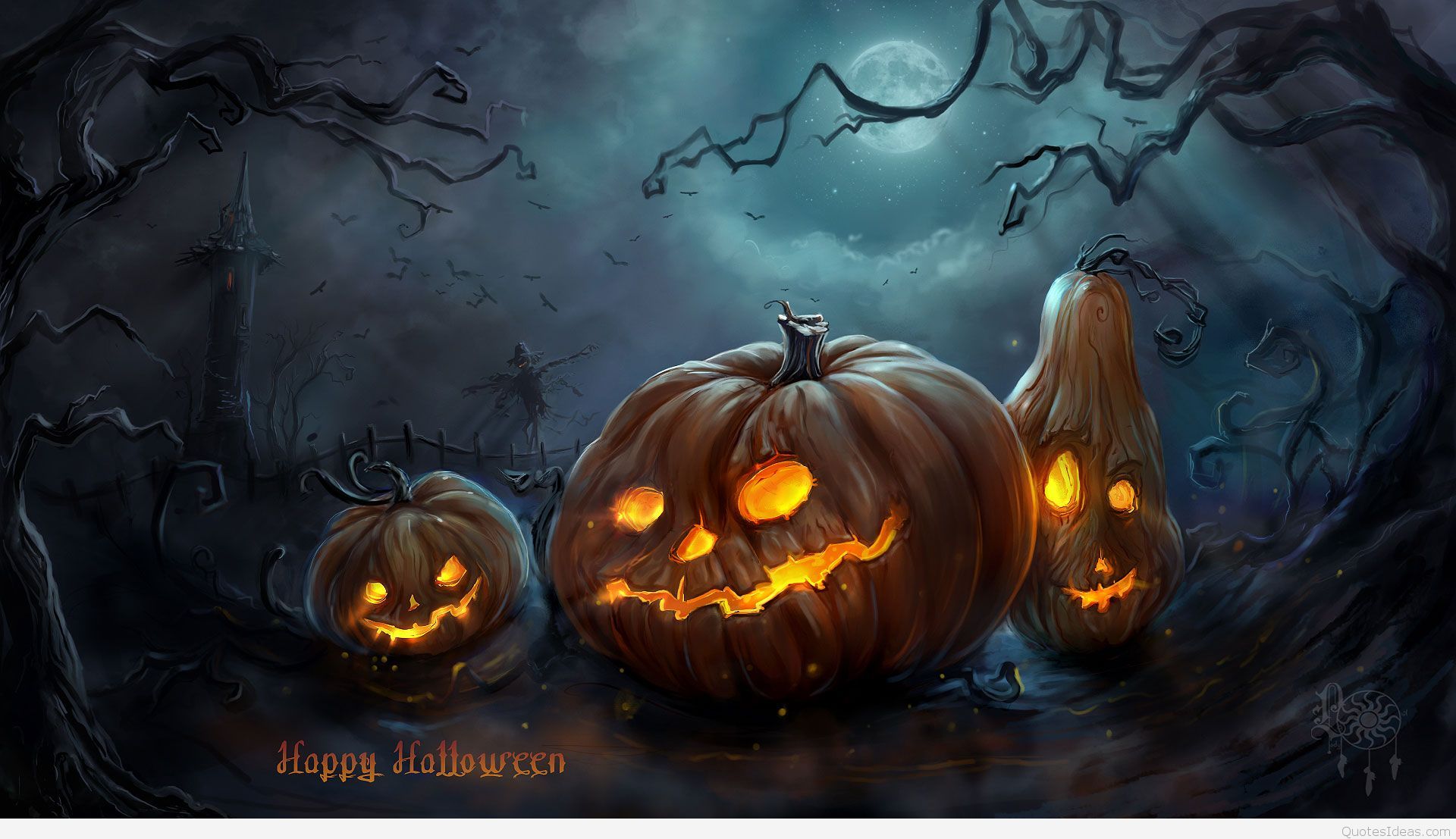 cute happy halloween wallpaper