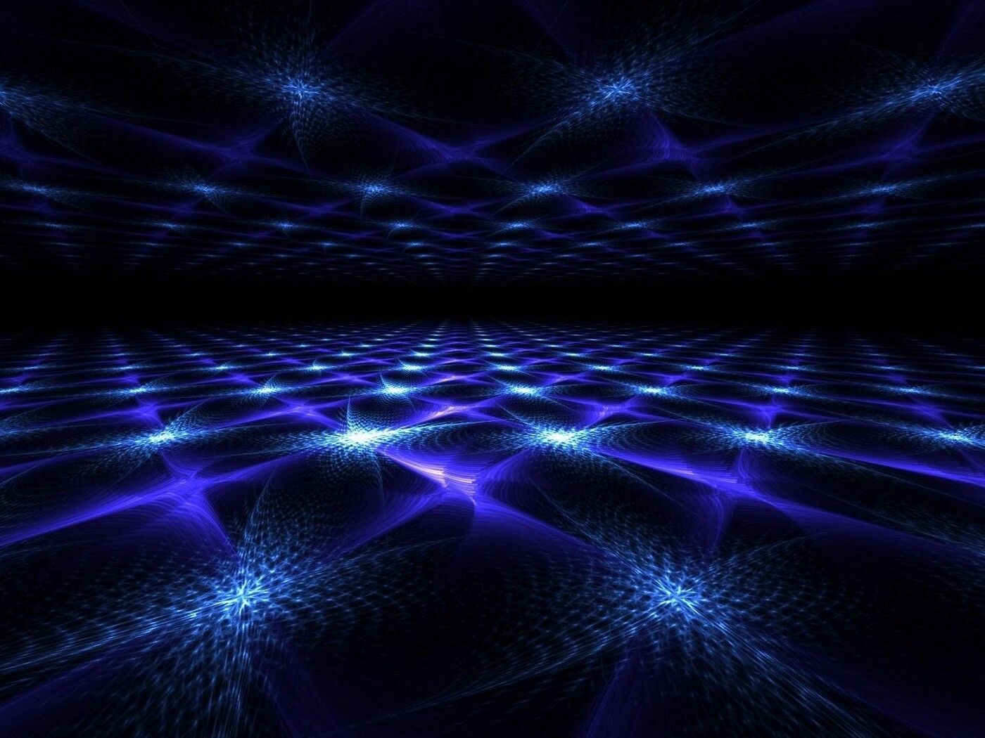 Abstract dark wallpaper with blue lights