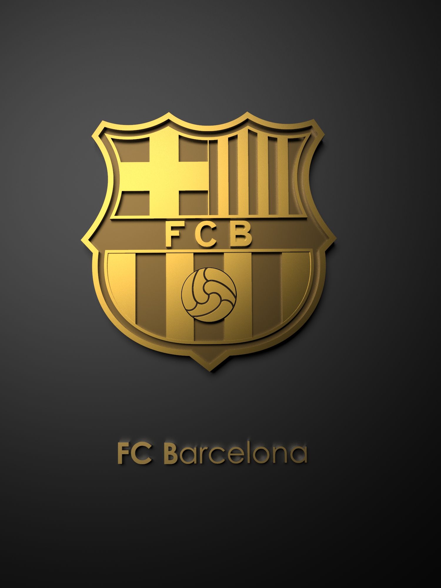 Barcelona Gold Logo Android Wallpapers - Wallpaper Cave