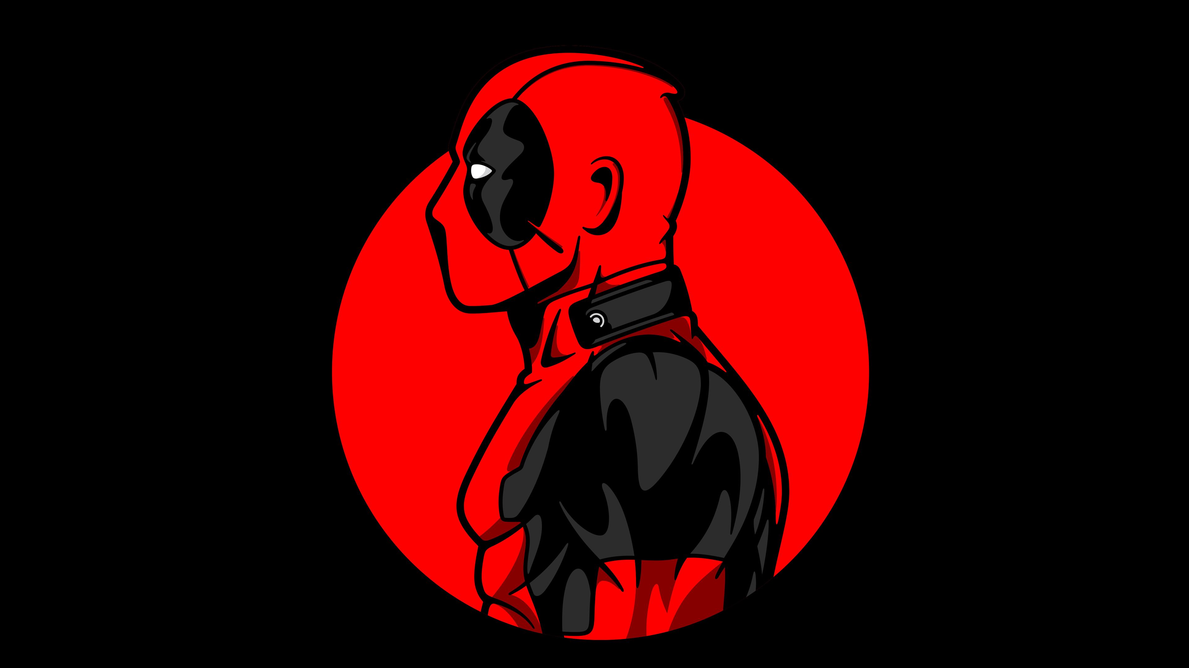 Deadpool Minimalist 4k Wallpapers - Wallpaper Cave