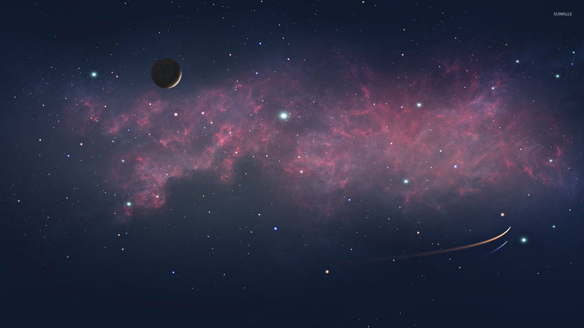 Aesthetic Space Laptop Wallpaper Free Aesthetic Space Laptop Background