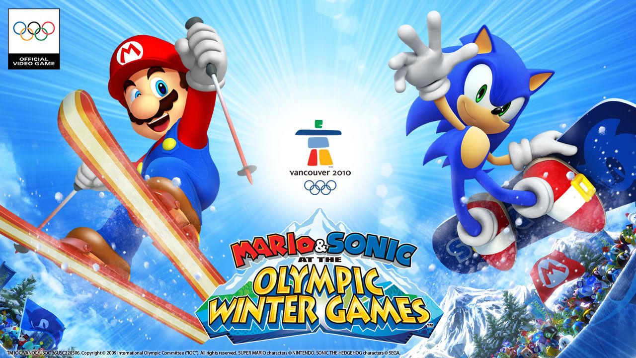 Mario Sonic At The Olympic Winter Games Wallpaper 3 1280 720