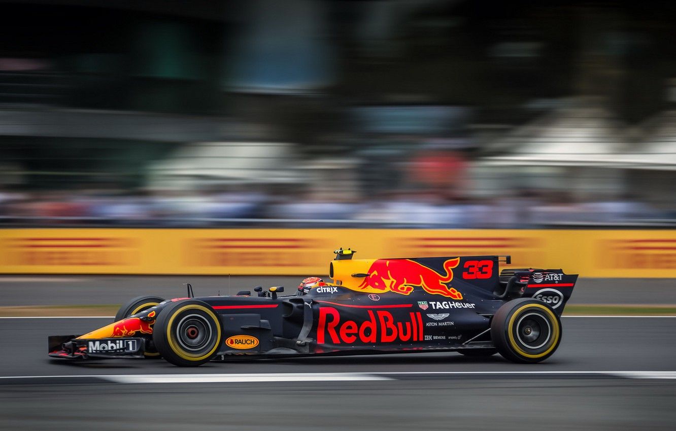 Wallpaper Red Bull, Silverstone, Max Verstappen, F1 British Grand Prix - for desktop, section спорт