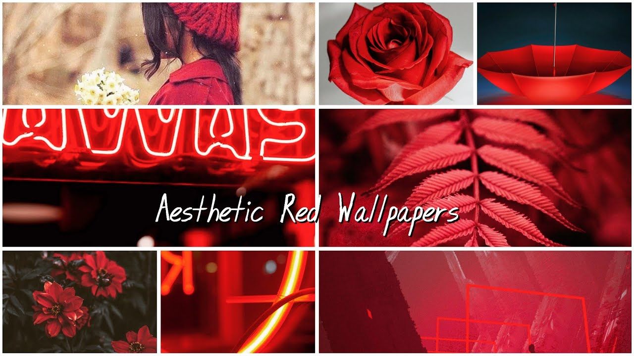 Aesthetic Red Wallpaper ❤