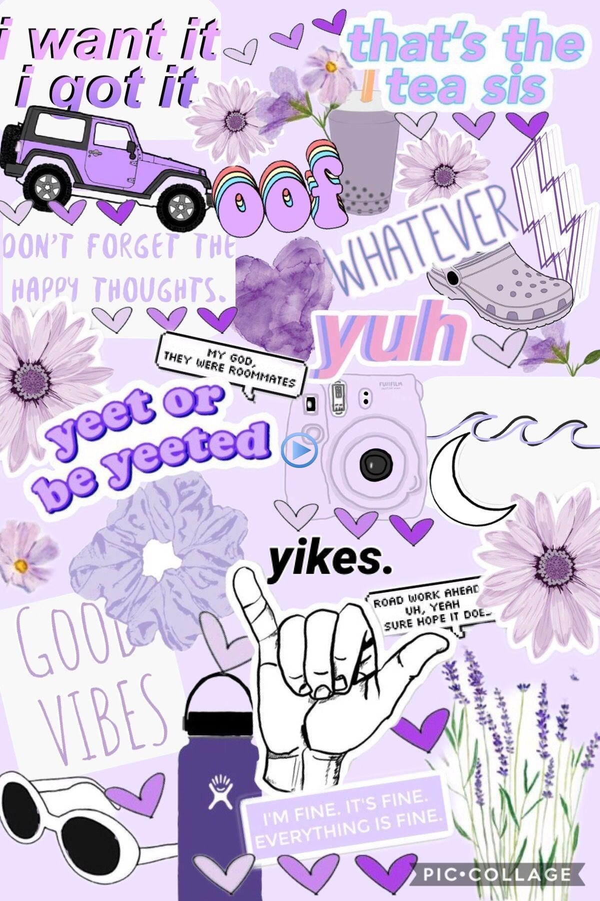 Purple Aesthetic Collage ; Purple Aesthetic #grunge. Purple aesthetic, Aesthetic collage, Aesthetic iphone wallpaper