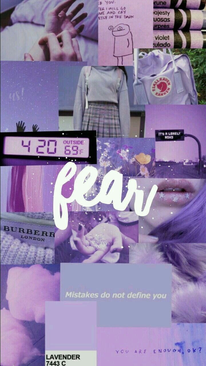 Purple Aesthetic Collage :))) Shared