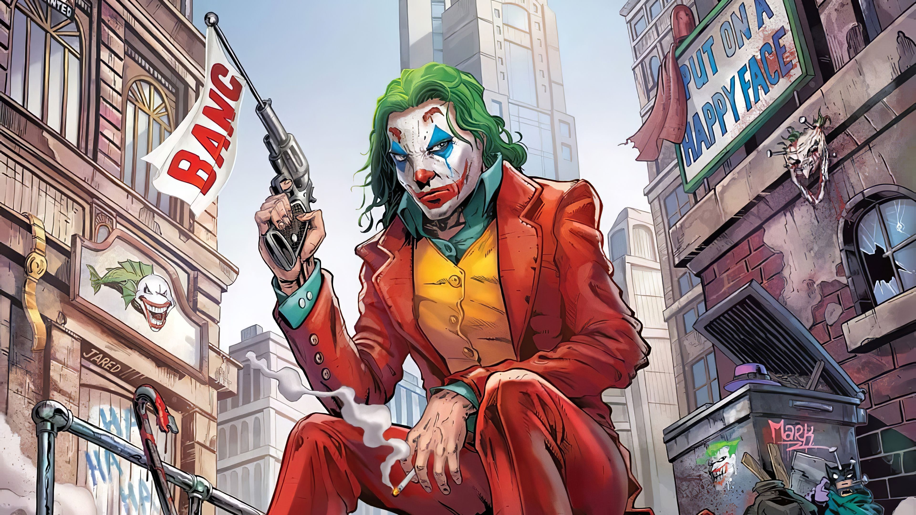 Joker Comic 4K Wallpaper, HD Superheroes 4K Wallpaper, Image, Photo and Background