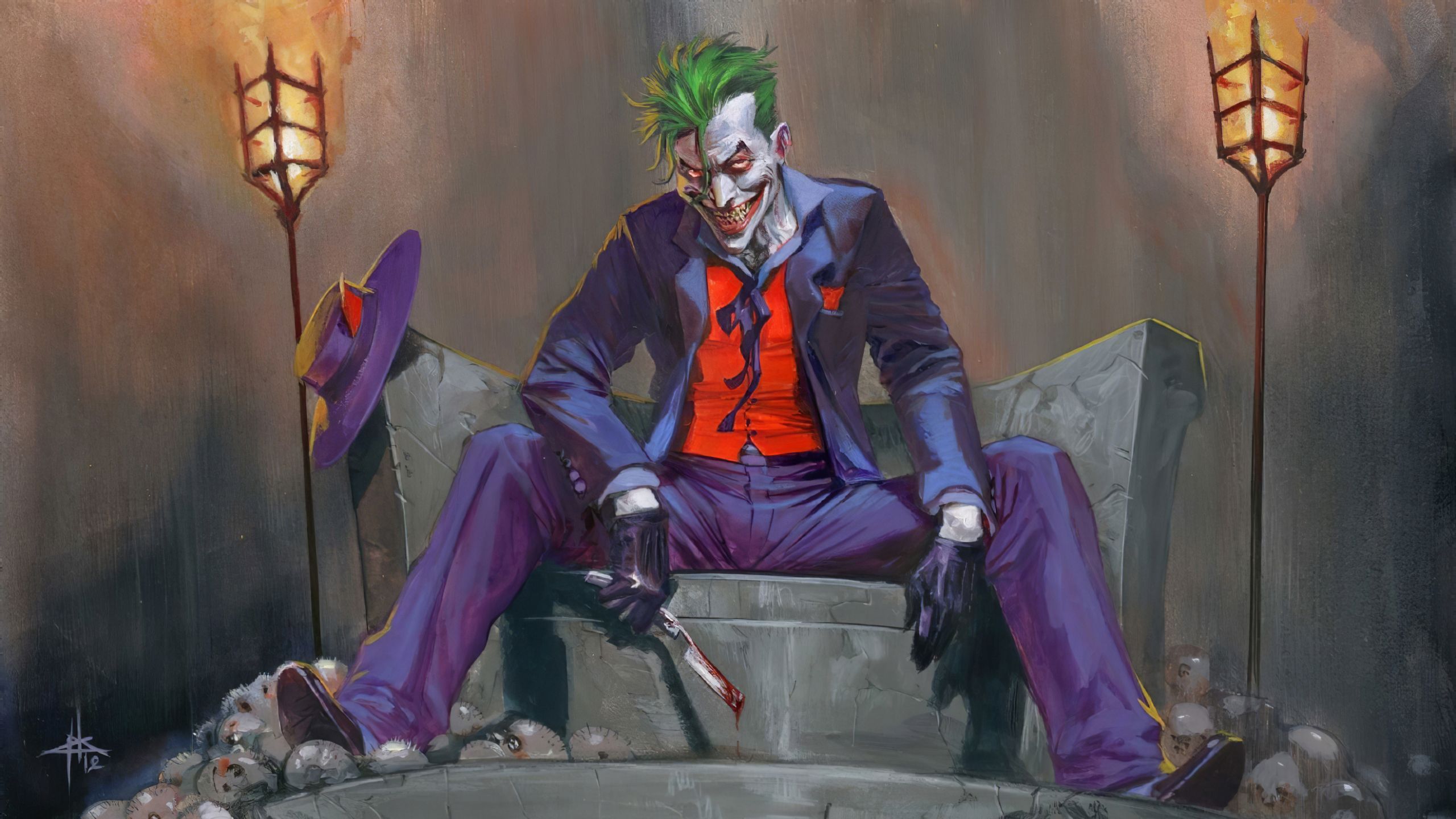 DC Comic Joker Art 1440P Resolution Wallpaper, HD Artist 4K Wallpaper, Image, Photo and Background