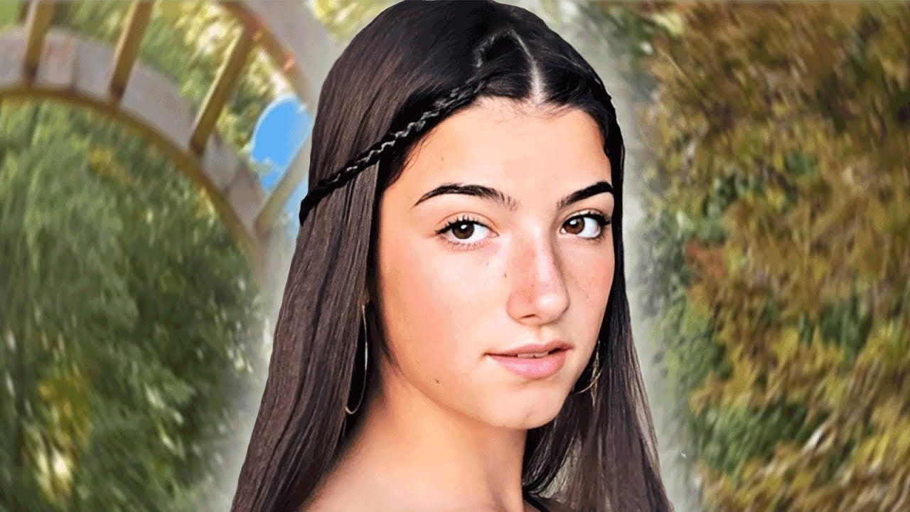 Picture of Charli D'Amelio rare photo of the dancer