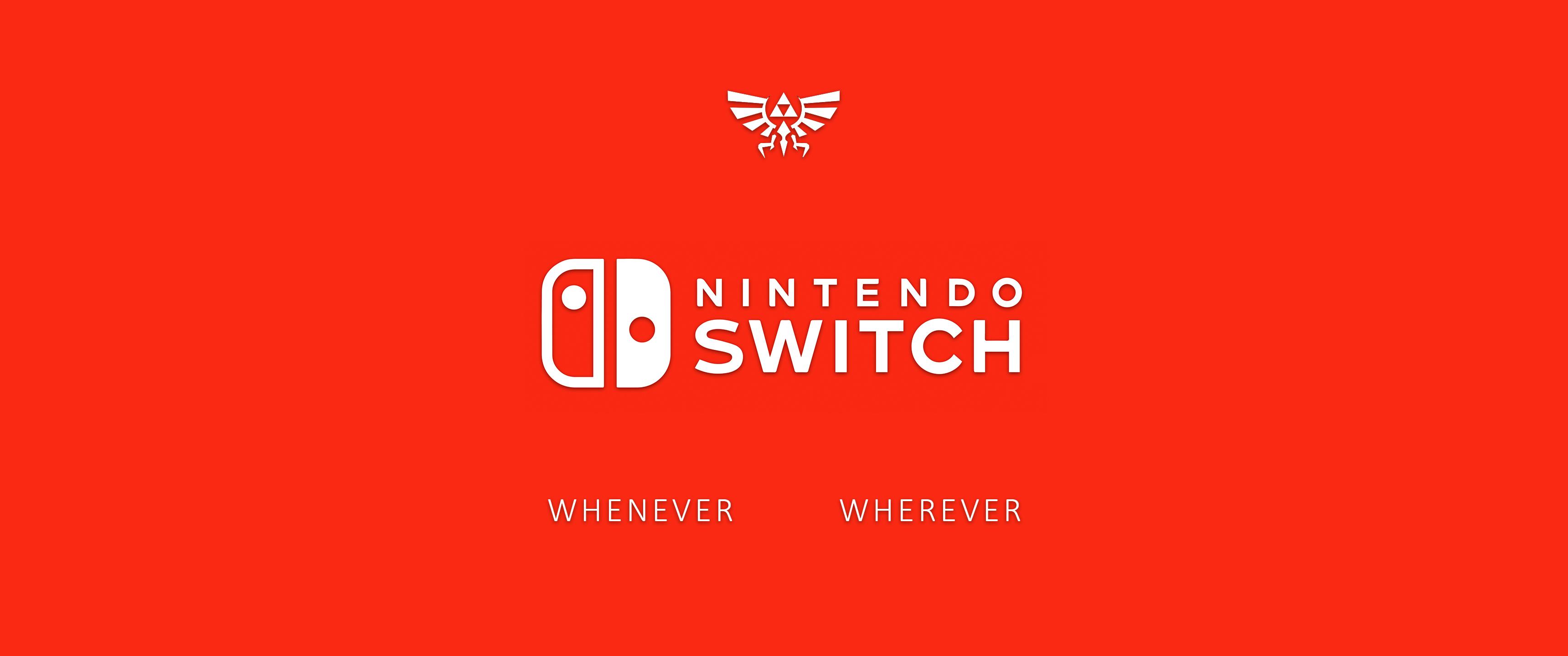 Nintendo Switch and Zelda Ultrawide Wallpaper (3440x1440)