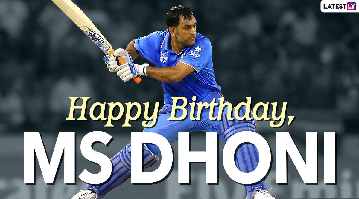 MS Dhoni Image & HD Wallpaper for Free Download: Happy Birthday Dhoni Greetings, HD Photo in Chennai Super Kings & Team India Jersey and Positive Messages to Share Online