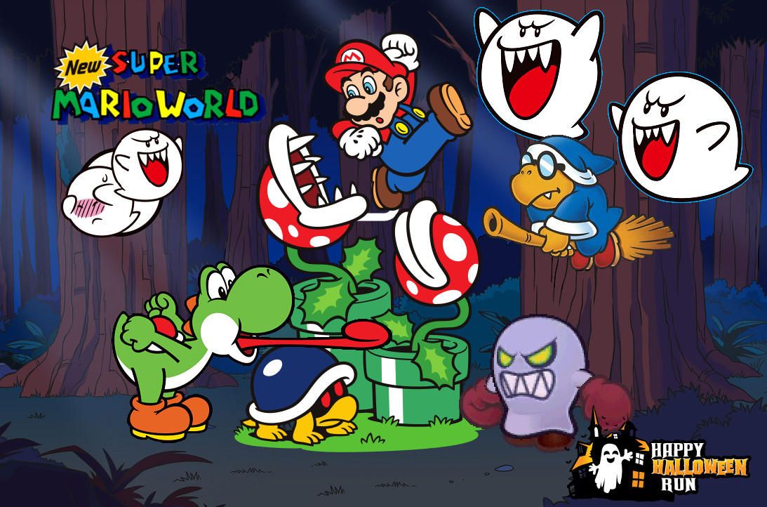 Super Mario World Halloween Wallpaper Mario Halloween Wallpaper & Background Download