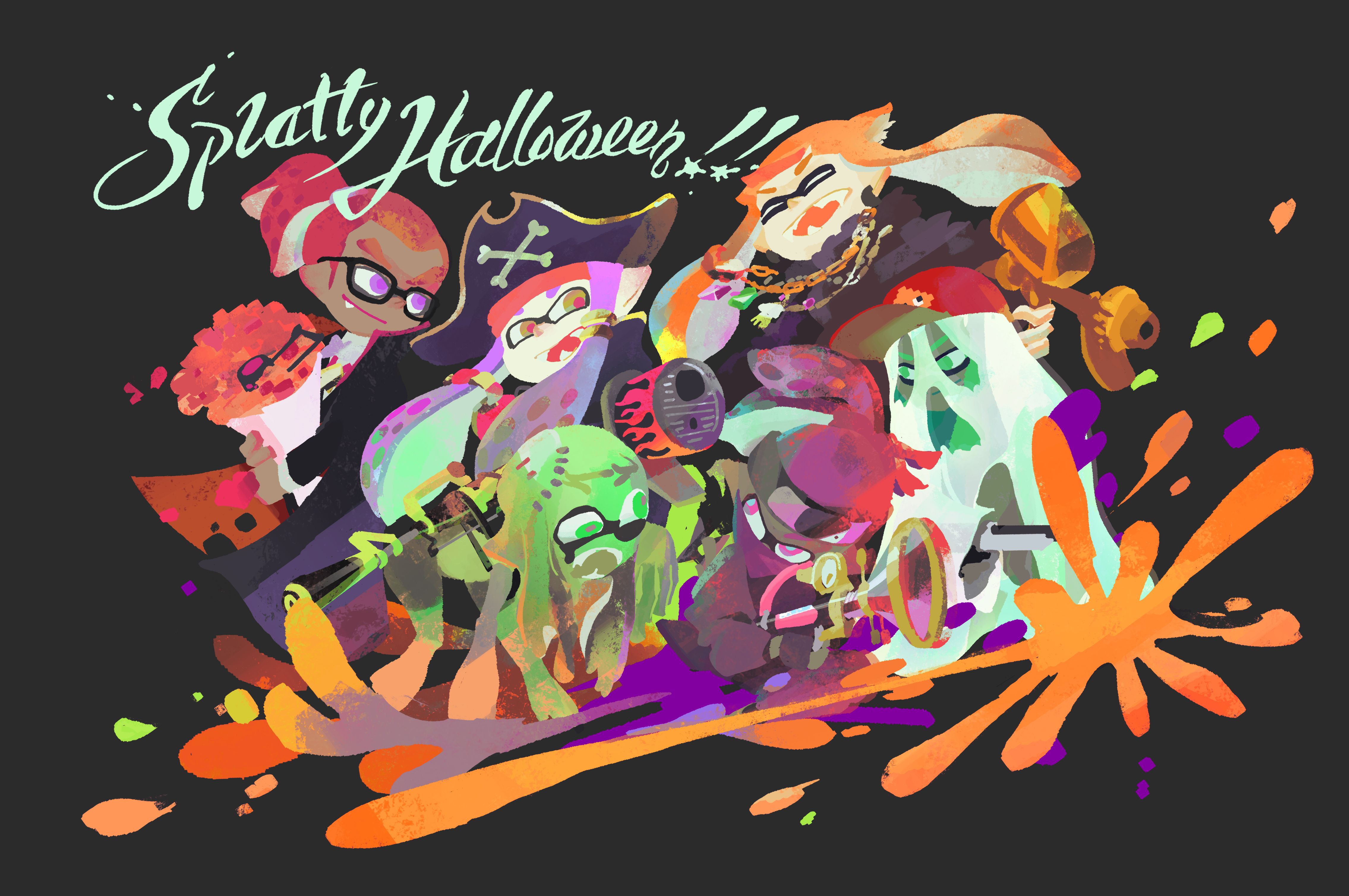 Splatoon Halloween Wallpapers Wallpaper Cave