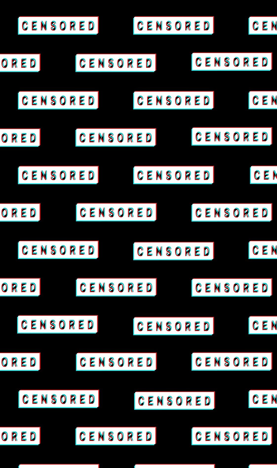 Censored. Censored, Inappropriate thoughts, Wall collage