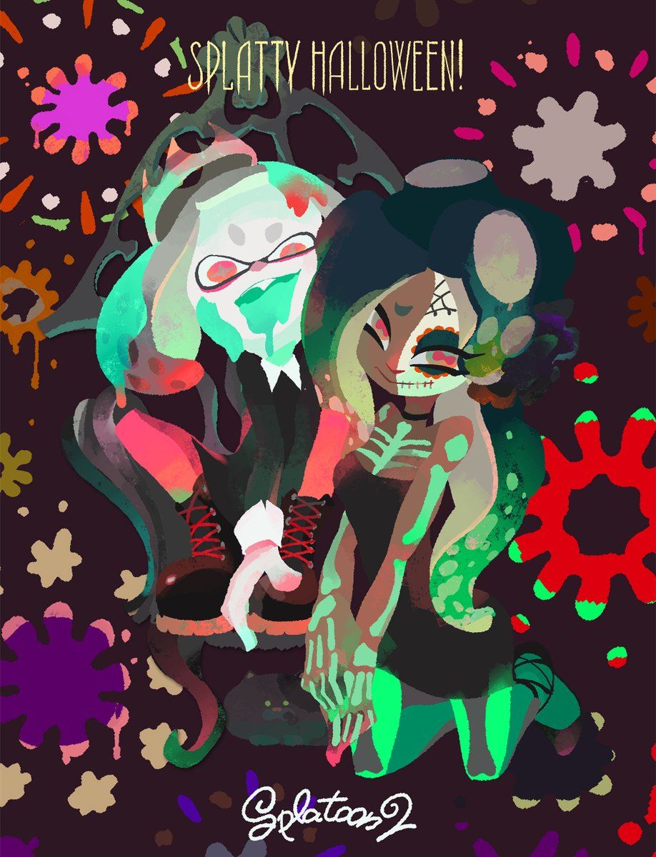 Creepy new Splatoon 2 art celebrates Halloween in style
