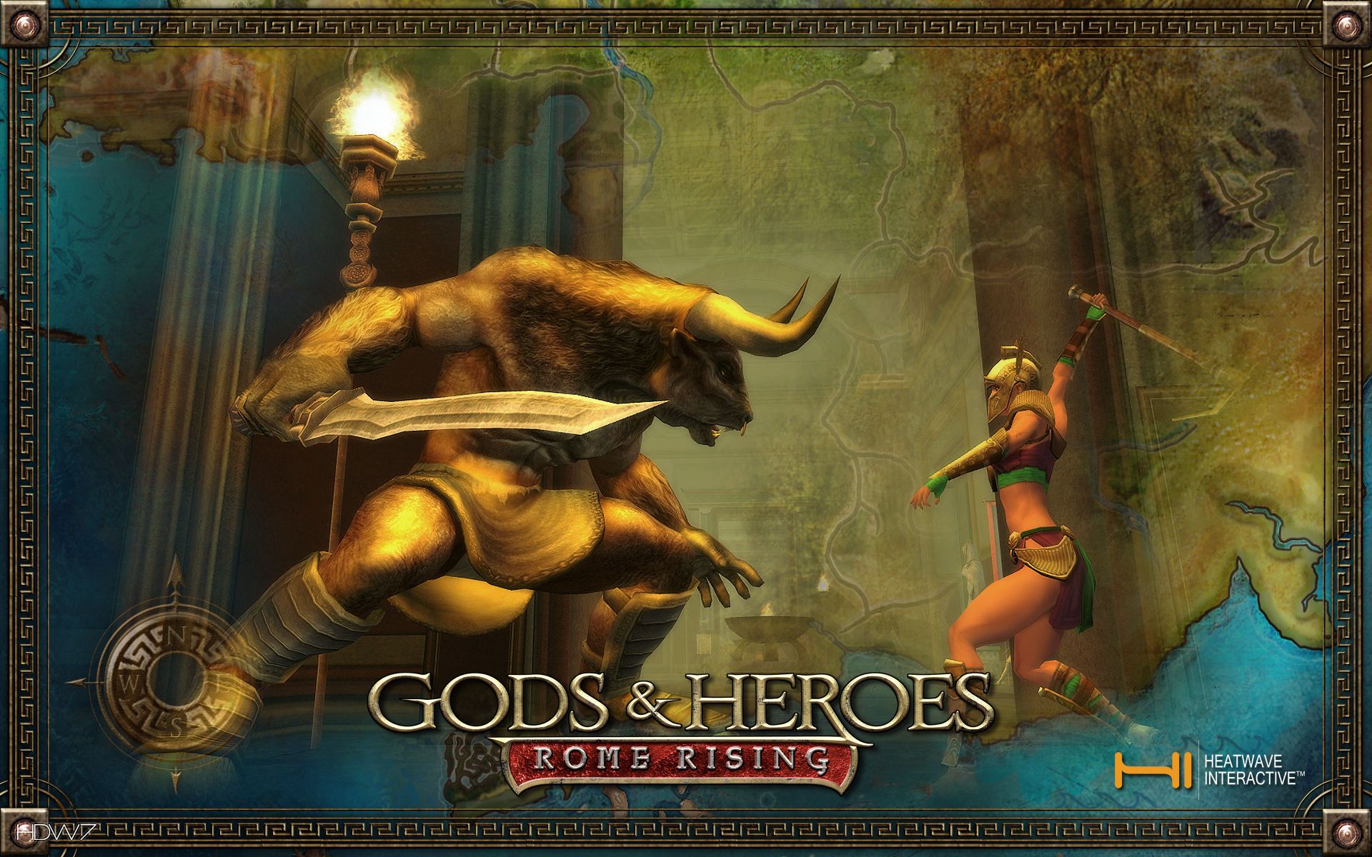 gods and heroes rome rising minotaur myth widescreen wallpaper. HD wallpaper gallery