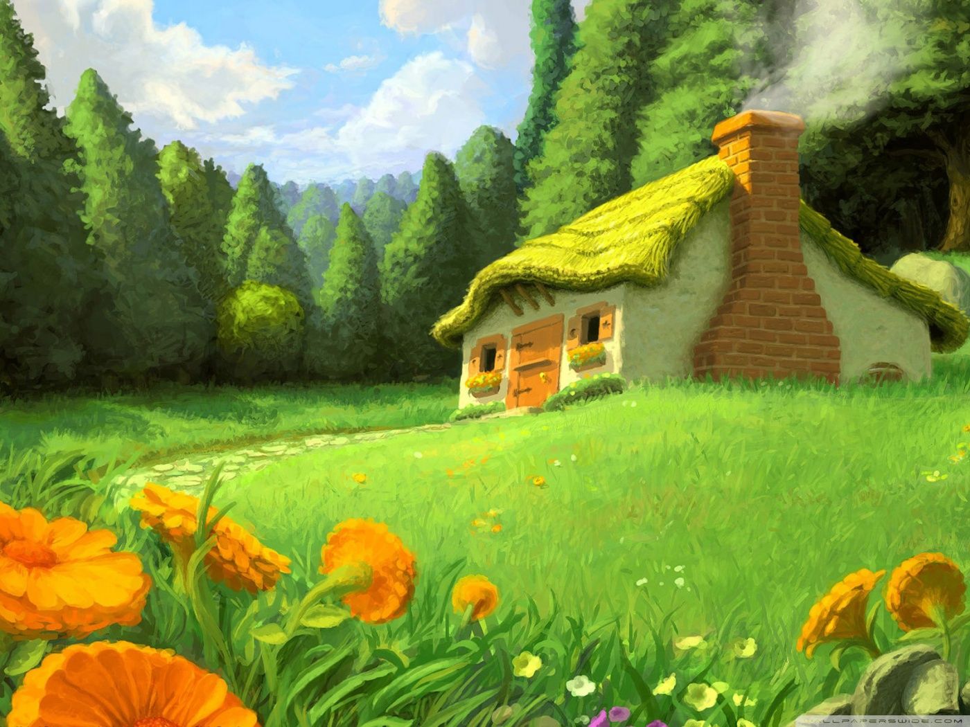 Fantasy Landscape Ultra HD Desktop Background Wallpaper for 4K UHD TV, Tablet