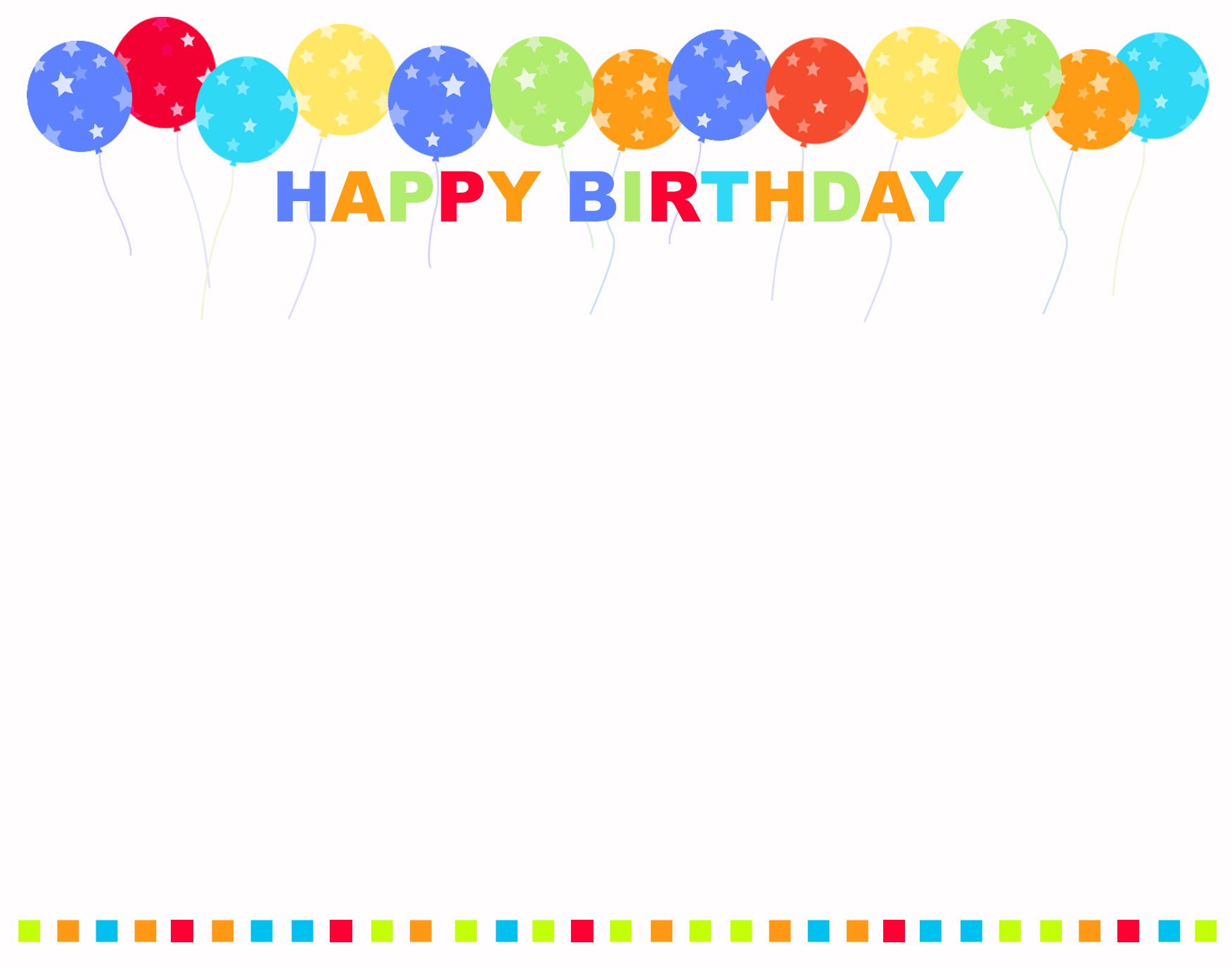 Happy Birthday Background Background for Free PowerPoint