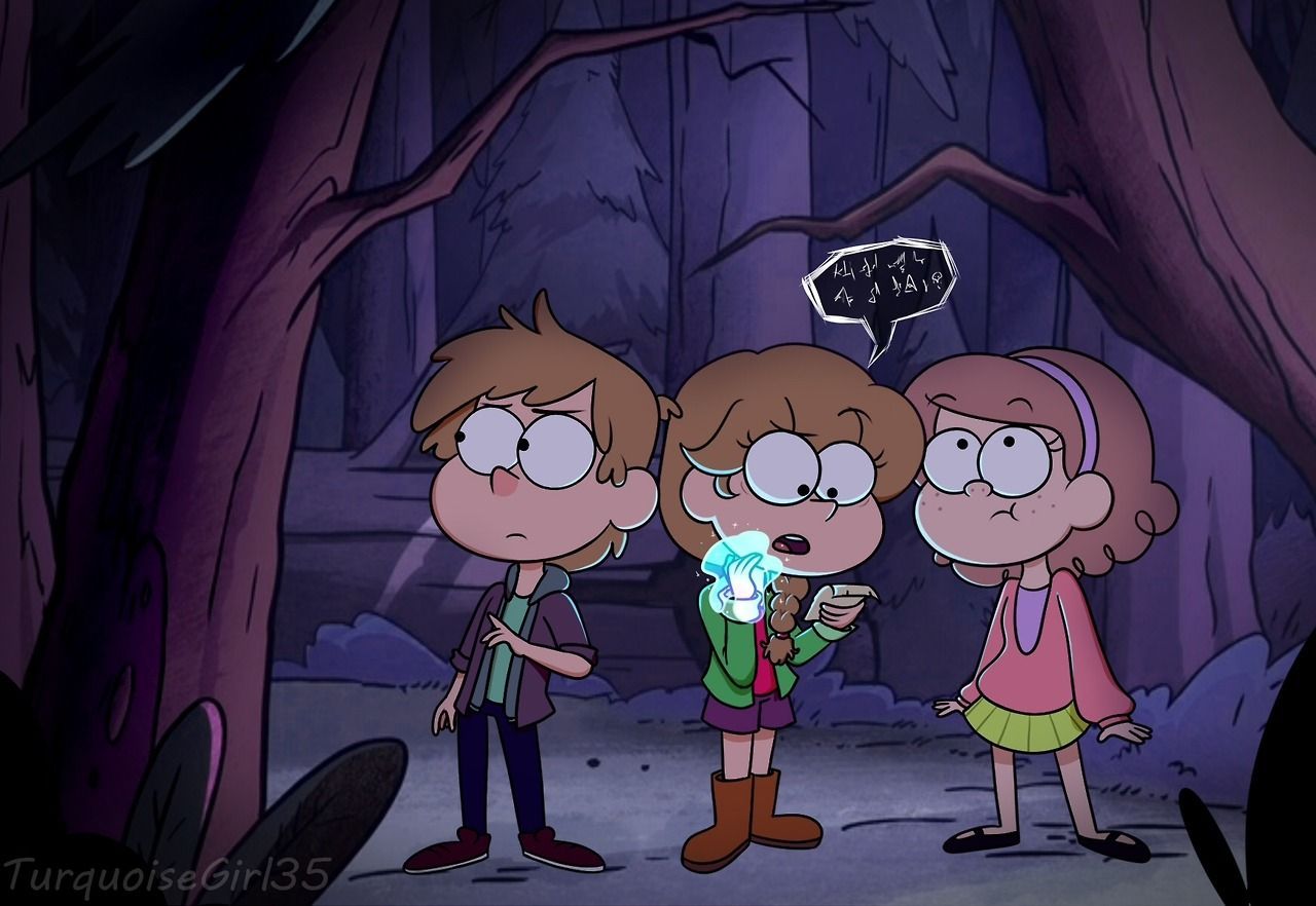 This weirdly me and my friends if we were in Gravity Falls. 