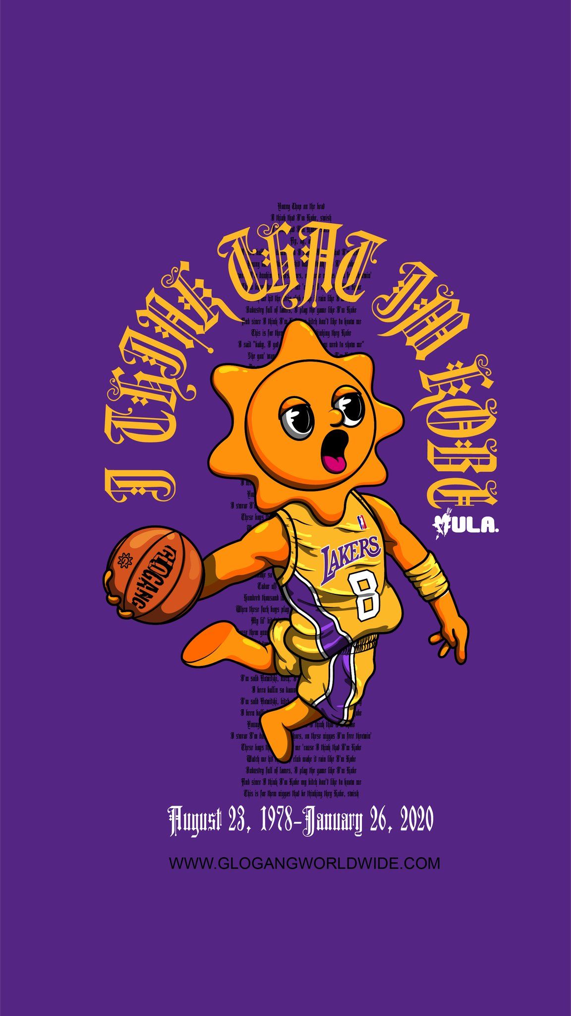 mula. GLO KOBE ARTWORK CELL PHONE NEW WALLPAPER