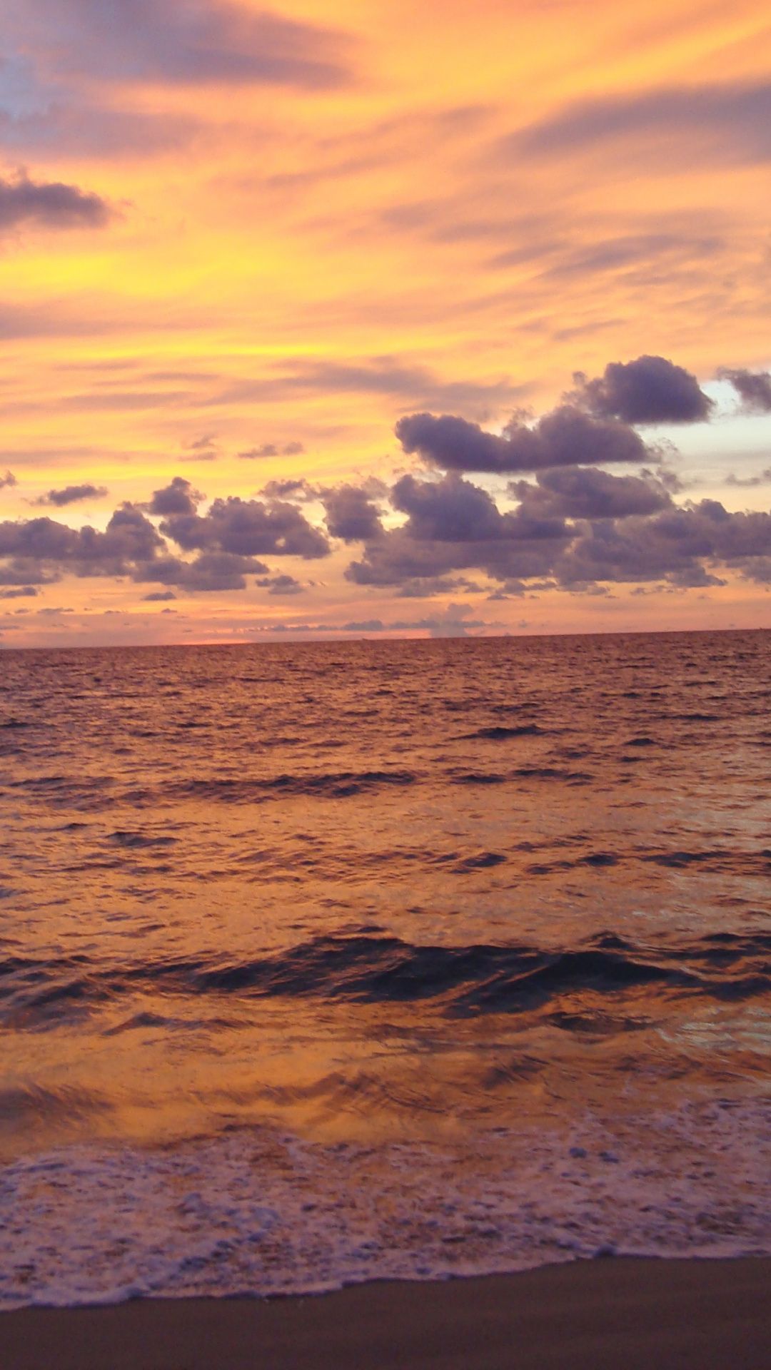 Beach, sea waves, sea, clouds, sunset Wallpaper. Sunset wallpaper, Sea waves, Nature photo