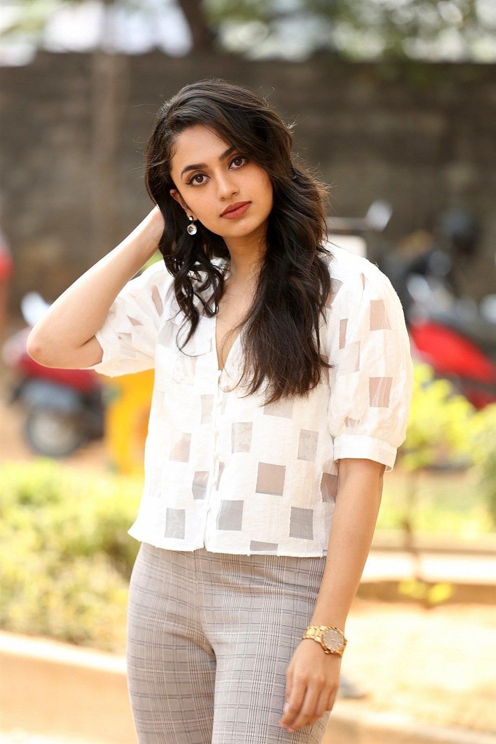 Actress Malavika Nair New Stills Orey Bujjiga Press Meet. New Movie Posters