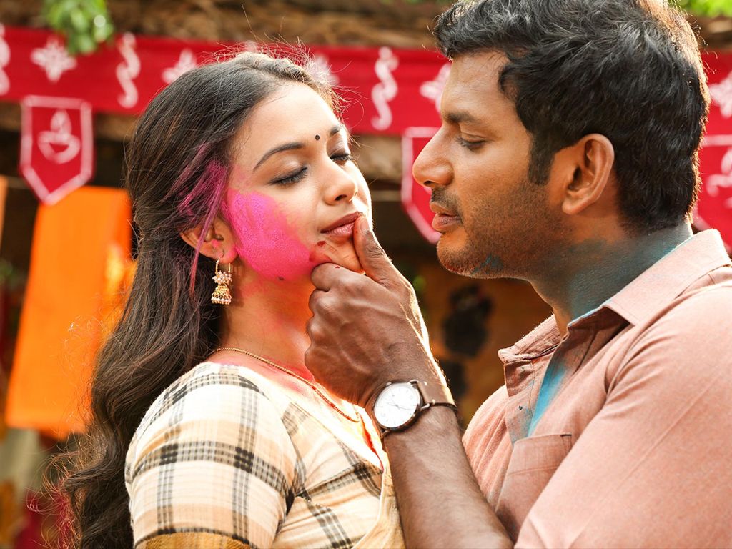 Sandakozhi 2 HQ Movie Wallpaper. Sandakozhi 2 HD Movie Wallpaper