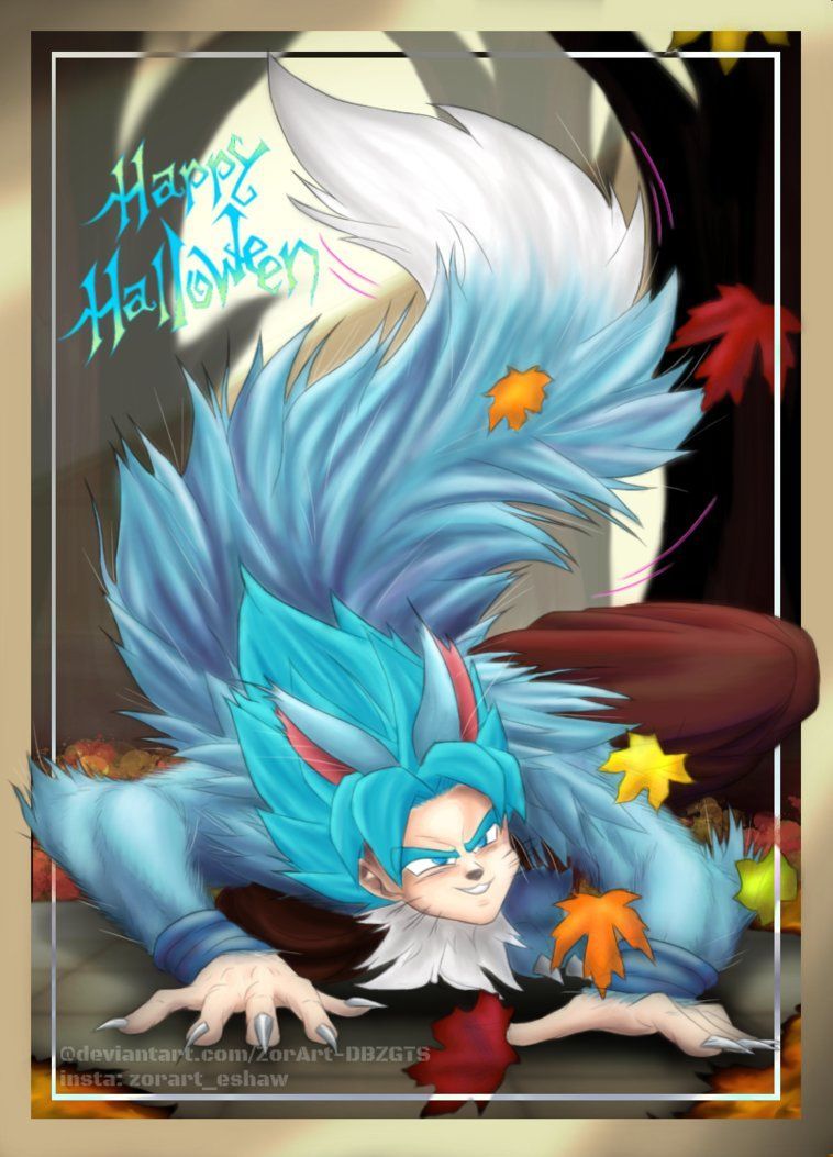 Goku is SO CUTE and HANDSOME with that Werewolf Outfit!!. Dragon ball wallpaper, Dbz art, Goku pics