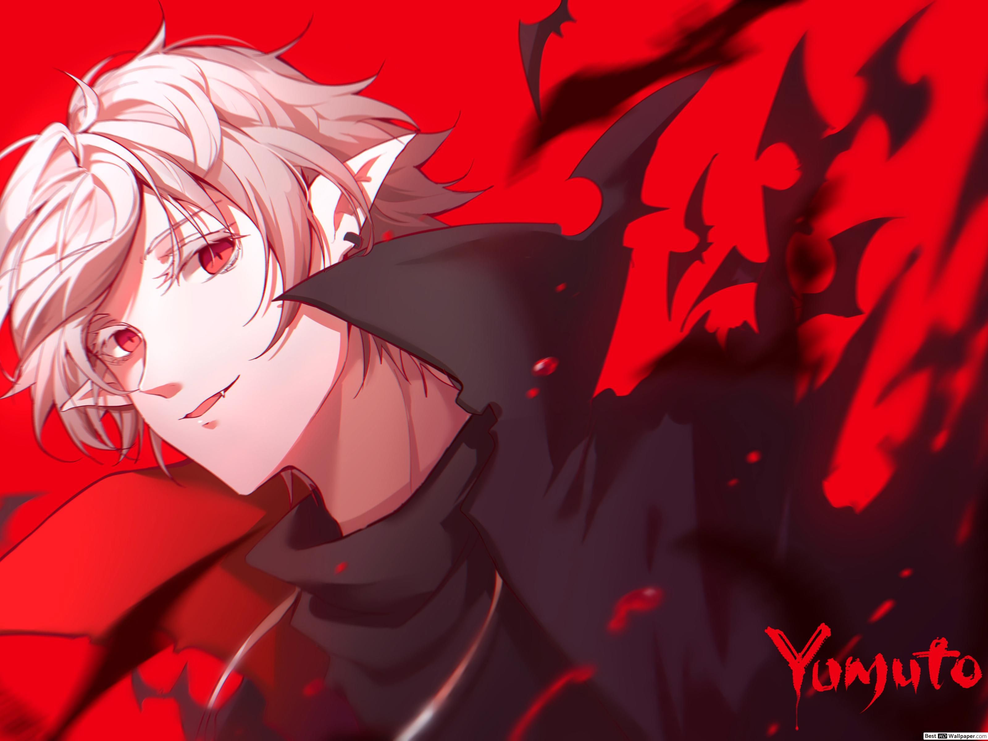 Vampire Anime Boy Halloween - Fru Fischers