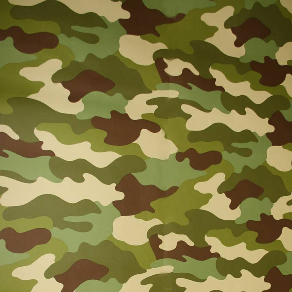 Camouflage Camo 10m Wallpaper Kids Green Army Rasch 222821 Crafts online