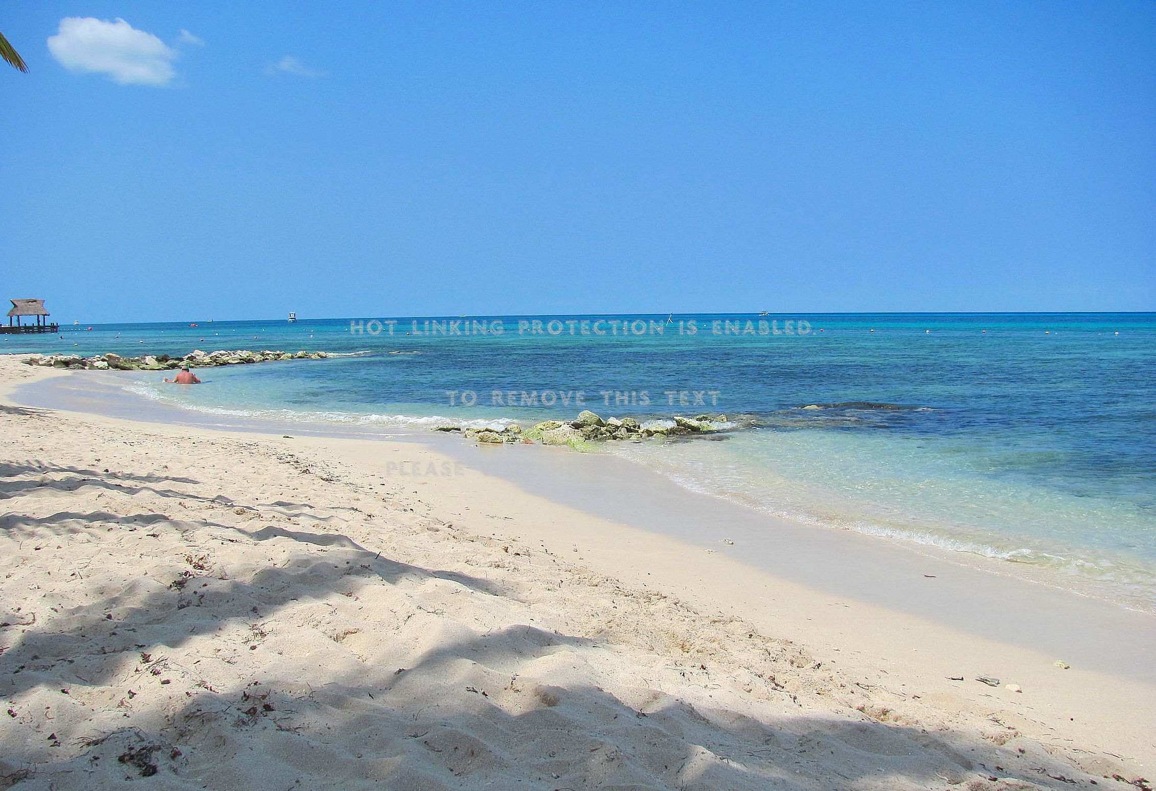 cozumel shoreline sky blue island tropical