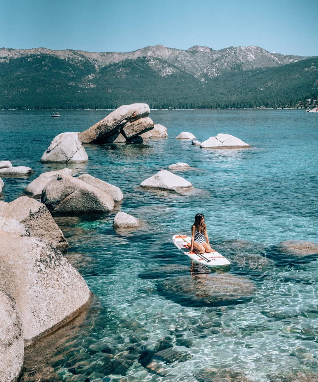 Catarina Mello. TRAVEL. SF on Instagram: “I like my mornings just like this ✧ how surreal is Lake Tahoe during summer. Tahoe trip, Lake tahoe summer, Lake tahoe