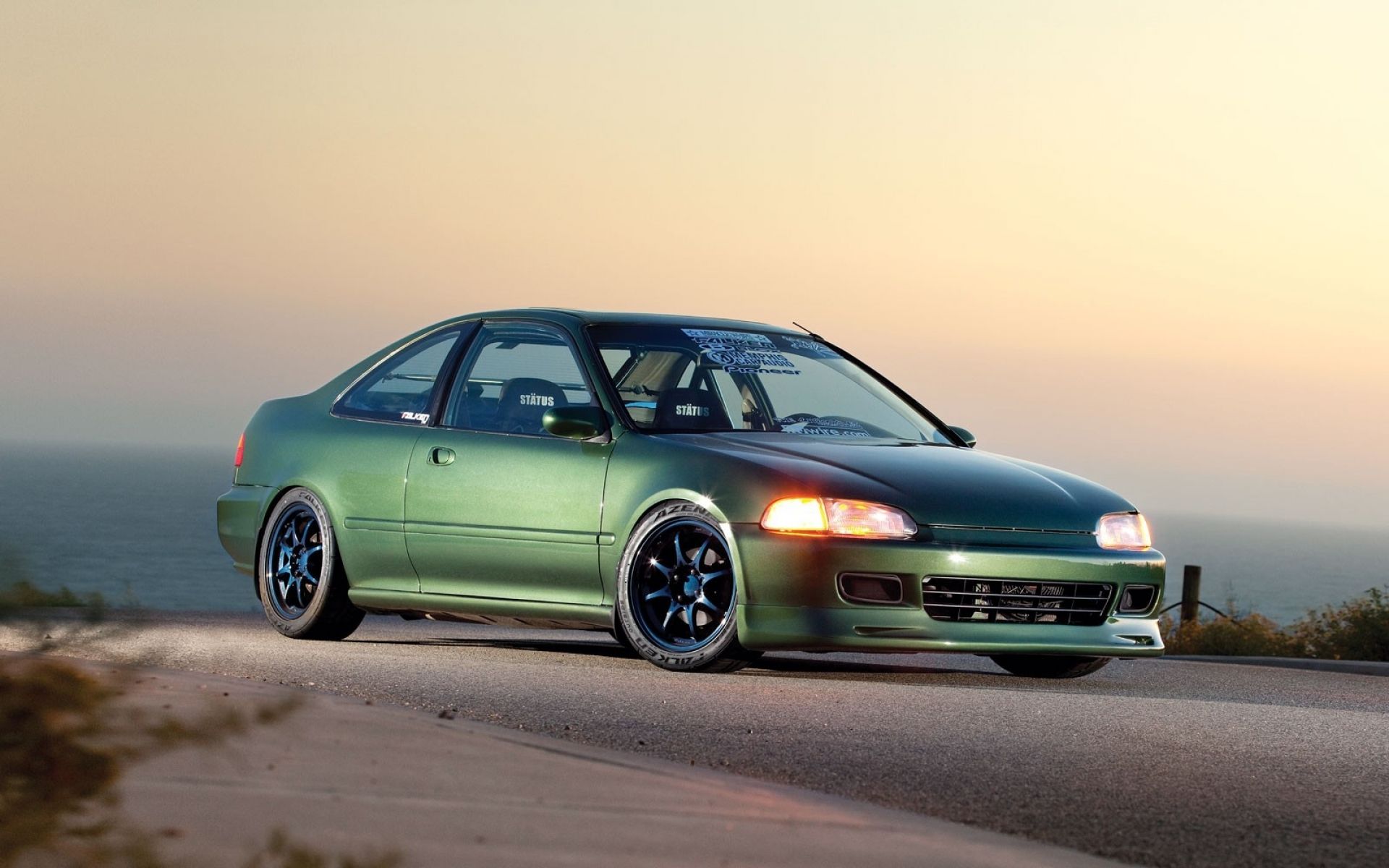 Cars Tuning Honda Civic Wheels Racing Falken Tires 1600×1200 Wallpaper Download For IPhone 5 2015