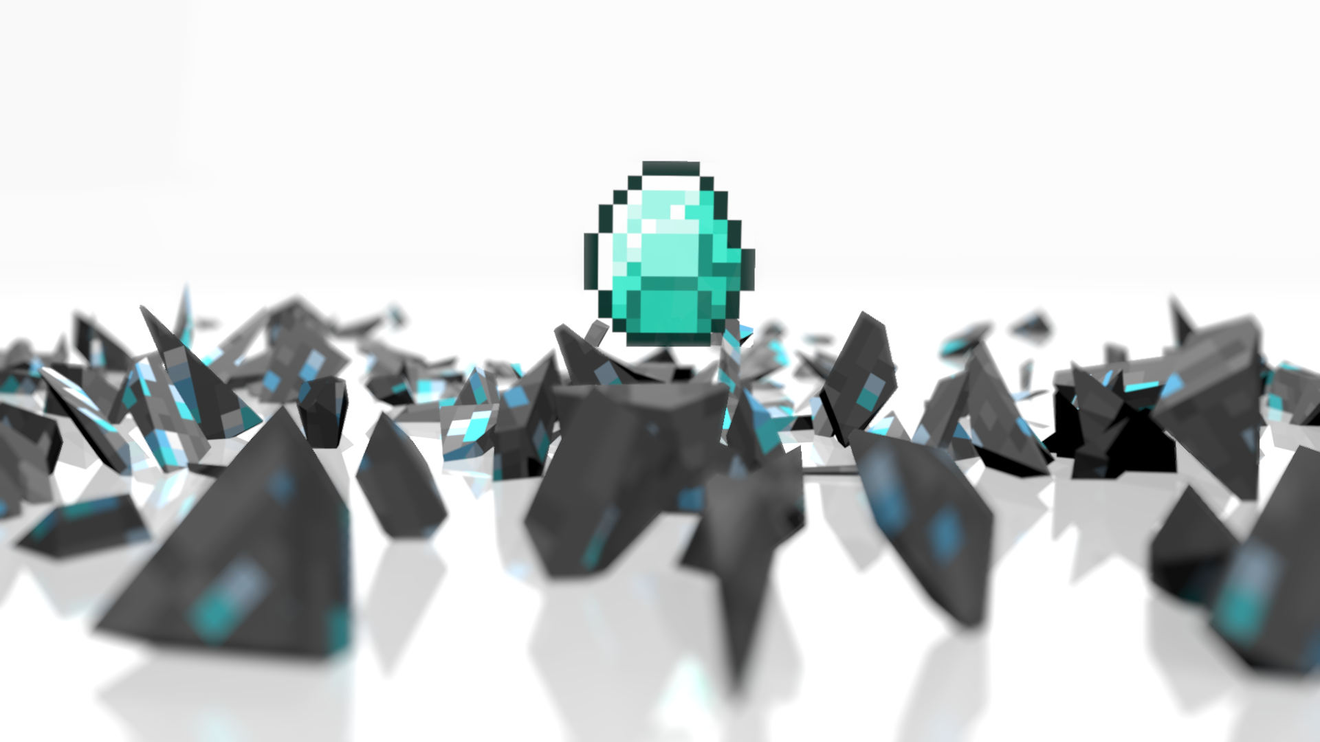 Minecraft Diamonds 4668 1920x1080px