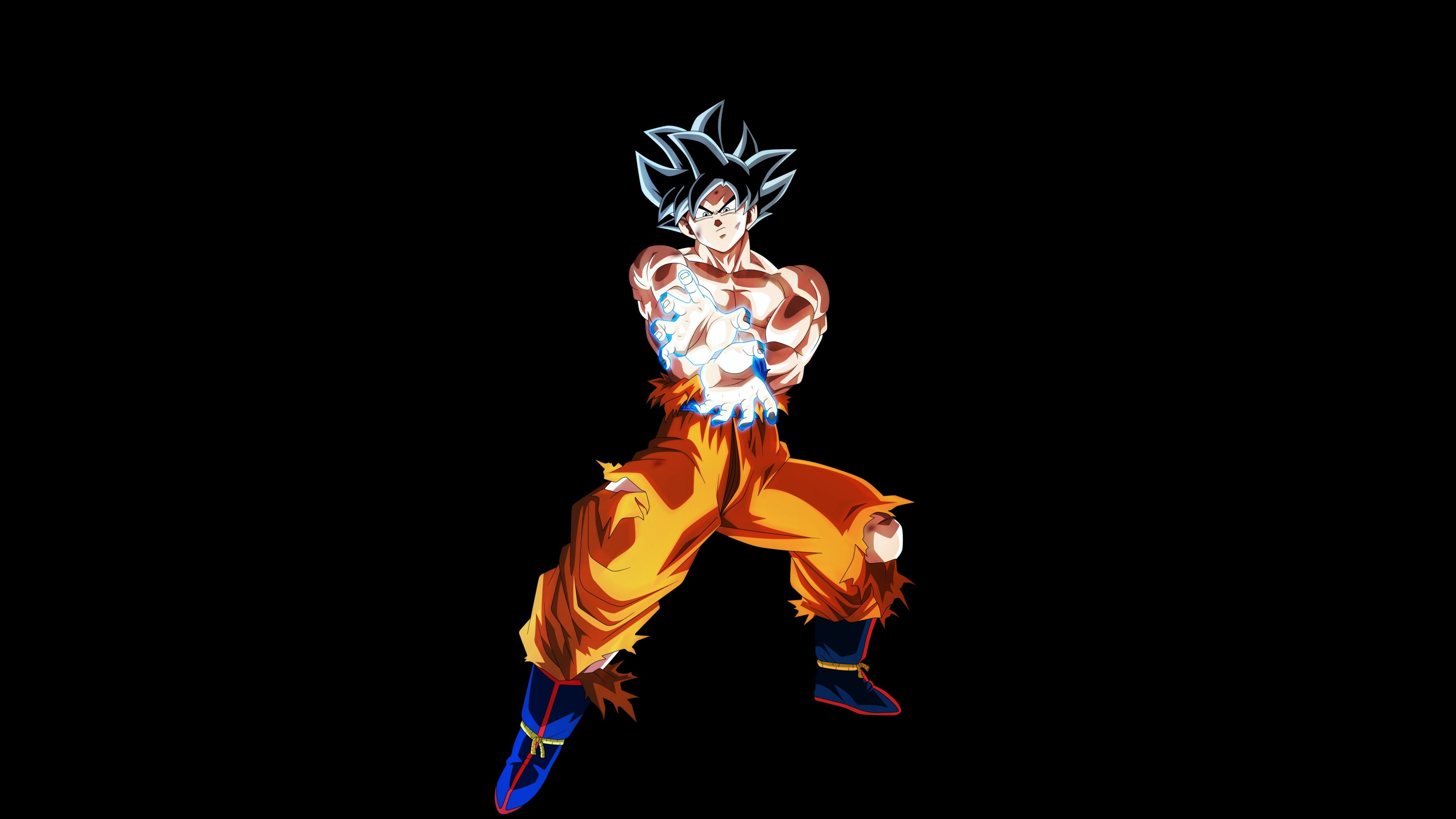 Download Goku, Utra instinct, Dragon Ball Super wallpaper, 3840x2160, 4K UHD 16:9, Widescreen
