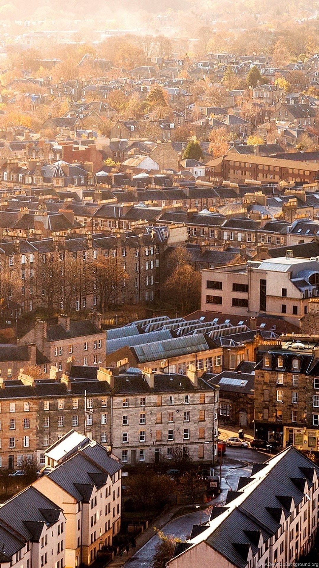 Download Wallpaper 3840x2160 Scotland, Edinburgh, Buildings, View. Desktop Background
