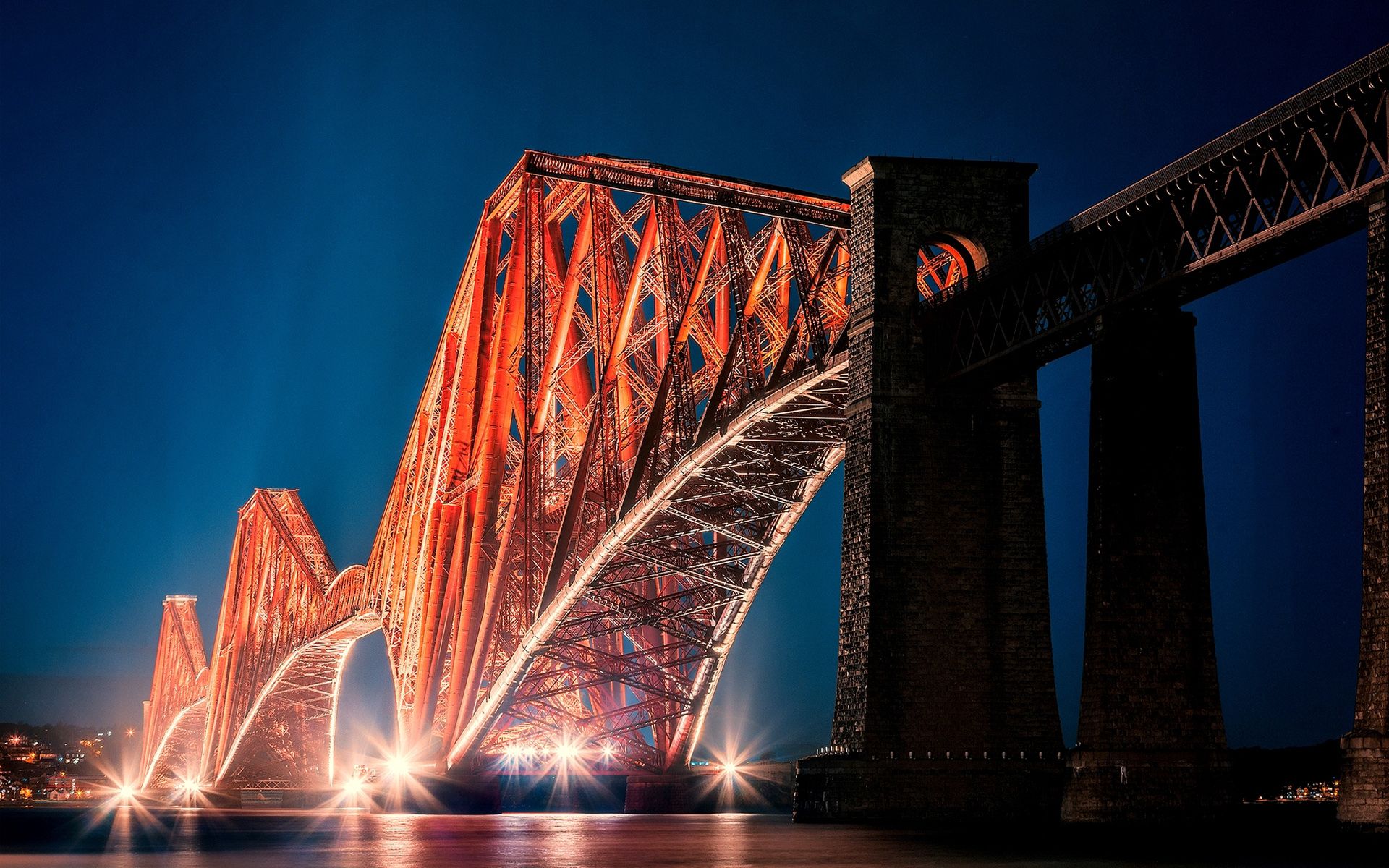 The Forth Bridge Edinburgh HD wallpaper