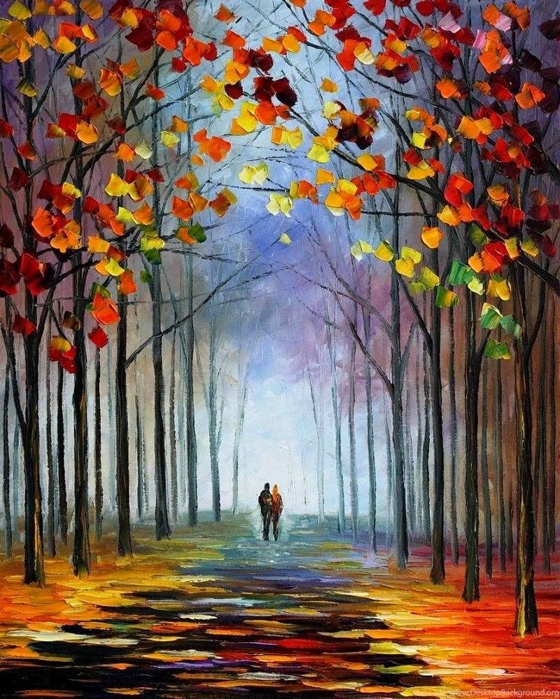 PAINTING Autumn Paintings By Leonid Afremov ART FOR YOUR WALLPAPER Desktop Background