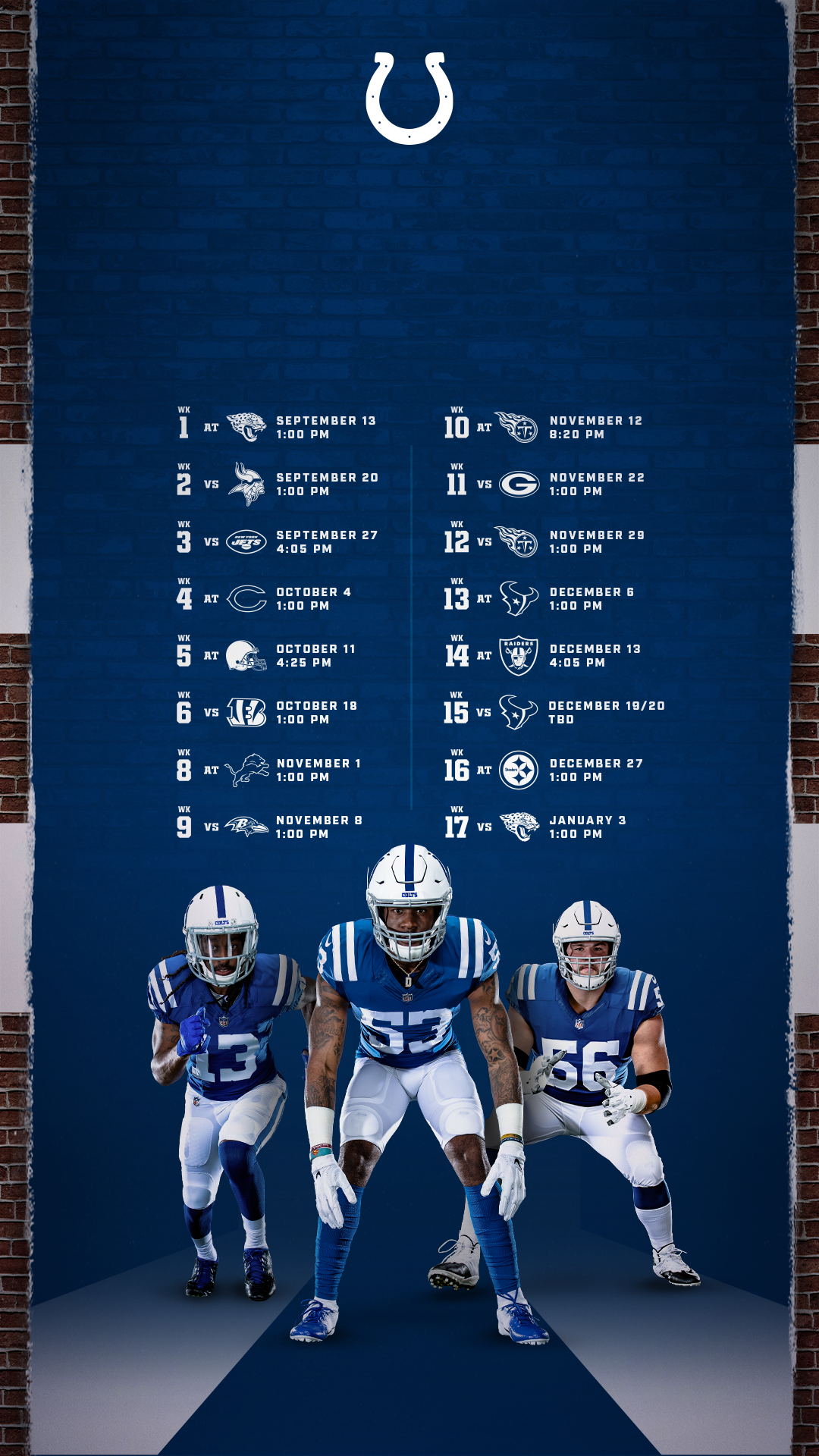 Colts Schedule