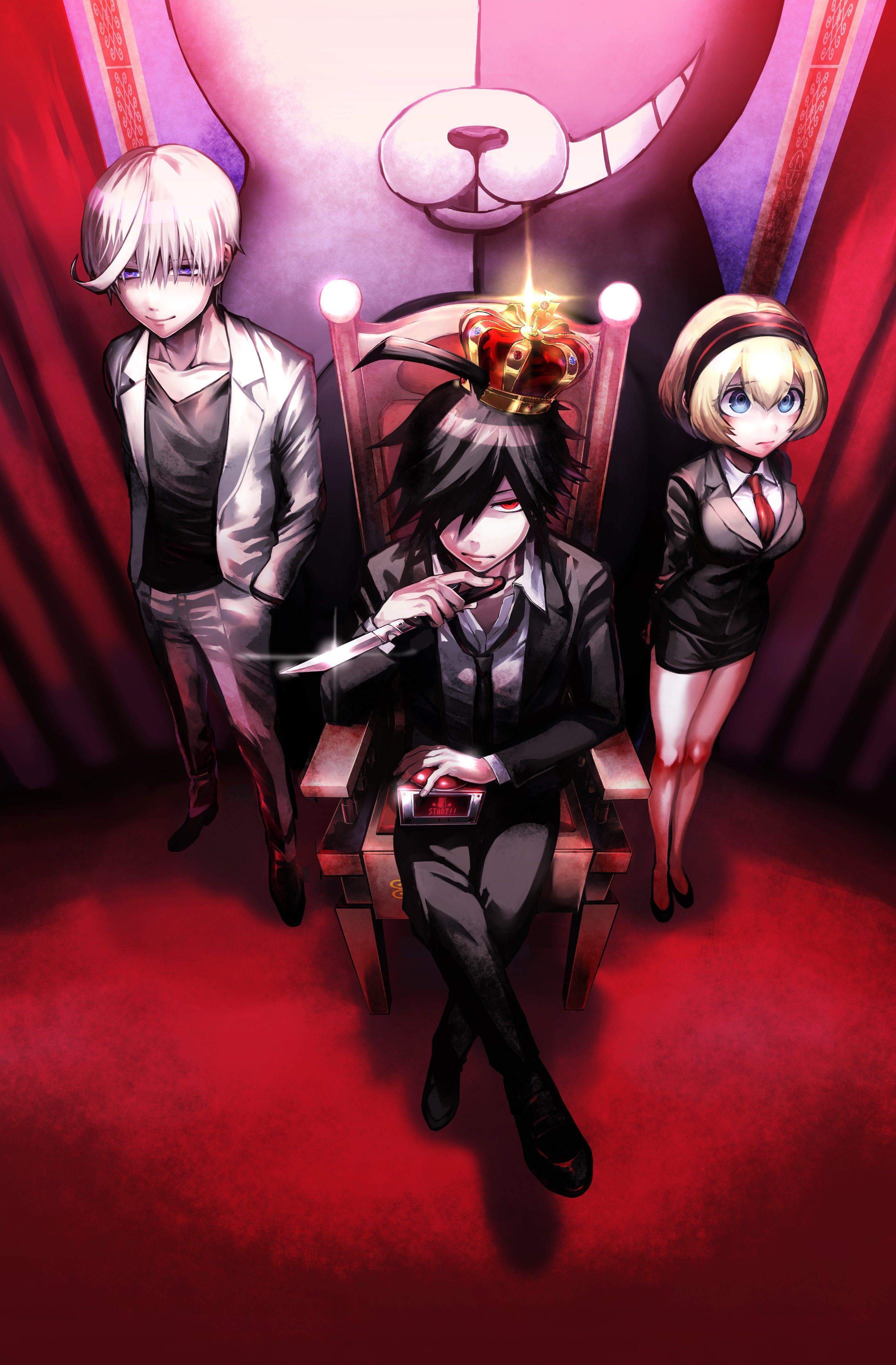 C_:orig (JPEG 画像, 2690x4096 px) - 表示倍率 (10%). Danganronpa, Danganronpa characters, Anime