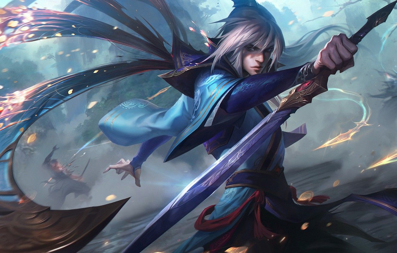 Wallpaper Anime, Anime, Killer, Assassin, League of Legends, LOL, Talon, League Of Legends, LOL, Coupon, Enduring Blade Talon, Invincible sword Pass image for desktop, section игры