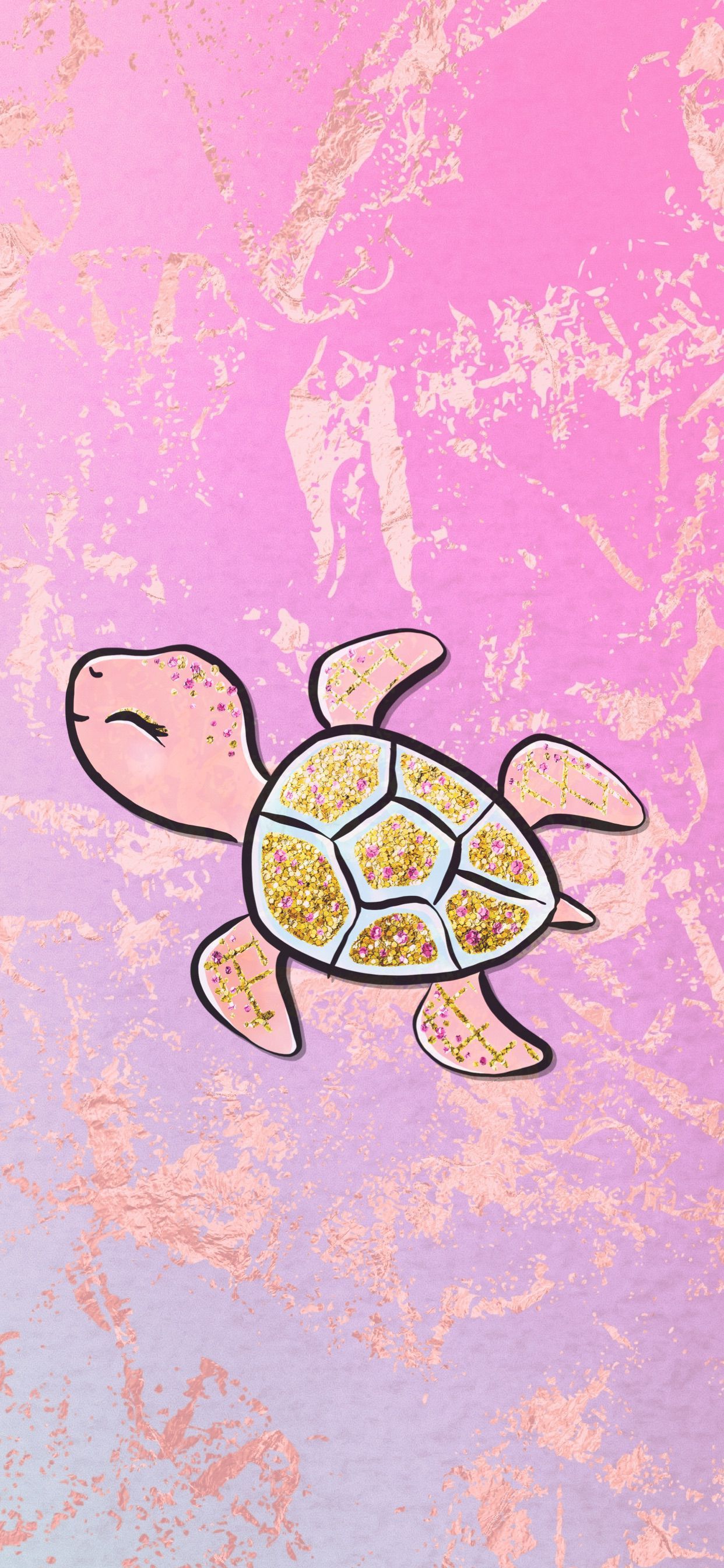 Cute Turtle Background