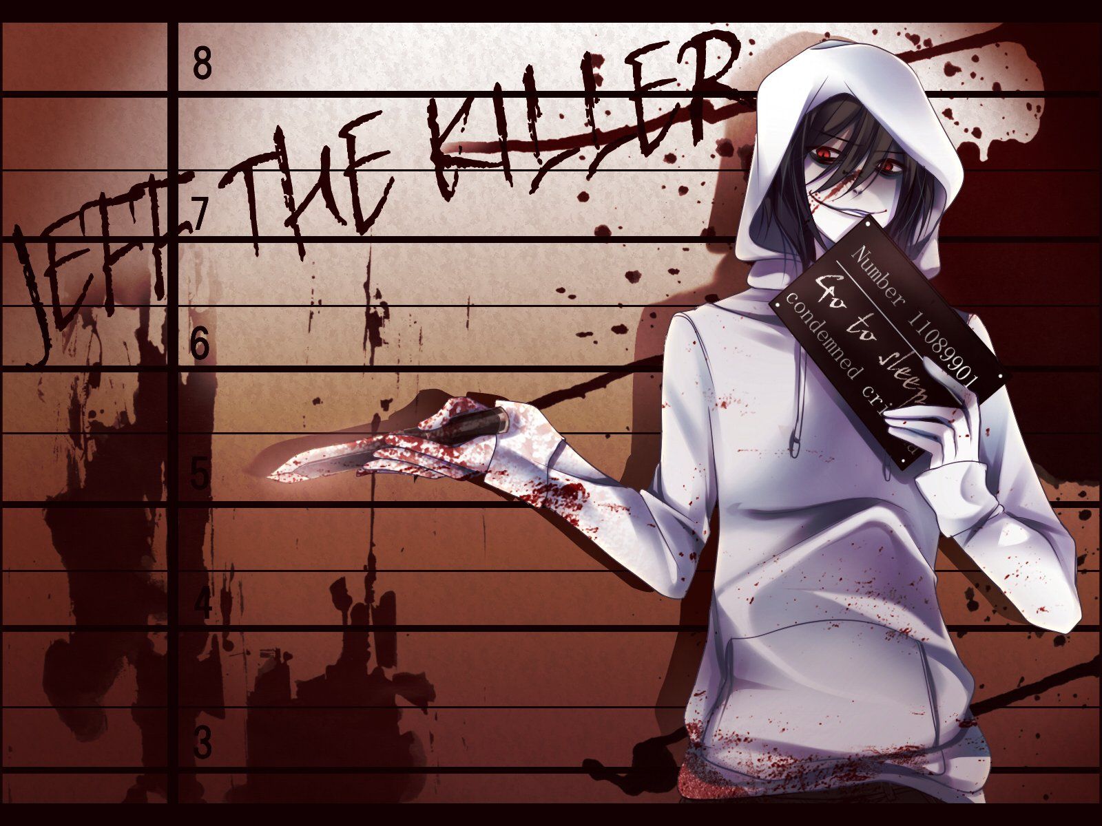 Jeff the killer anime wallpaperx1200